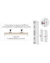 Enderezador de Puertas 270 mm | Ajuste y Refuerzo Paneles Armario