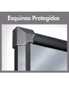 Espejo Armario Negro 1000x40 mm | Espejo Perfil Estrecho