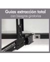 Espejo Armario Negro 1000x40 mm | Espejo Perfil Estrecho