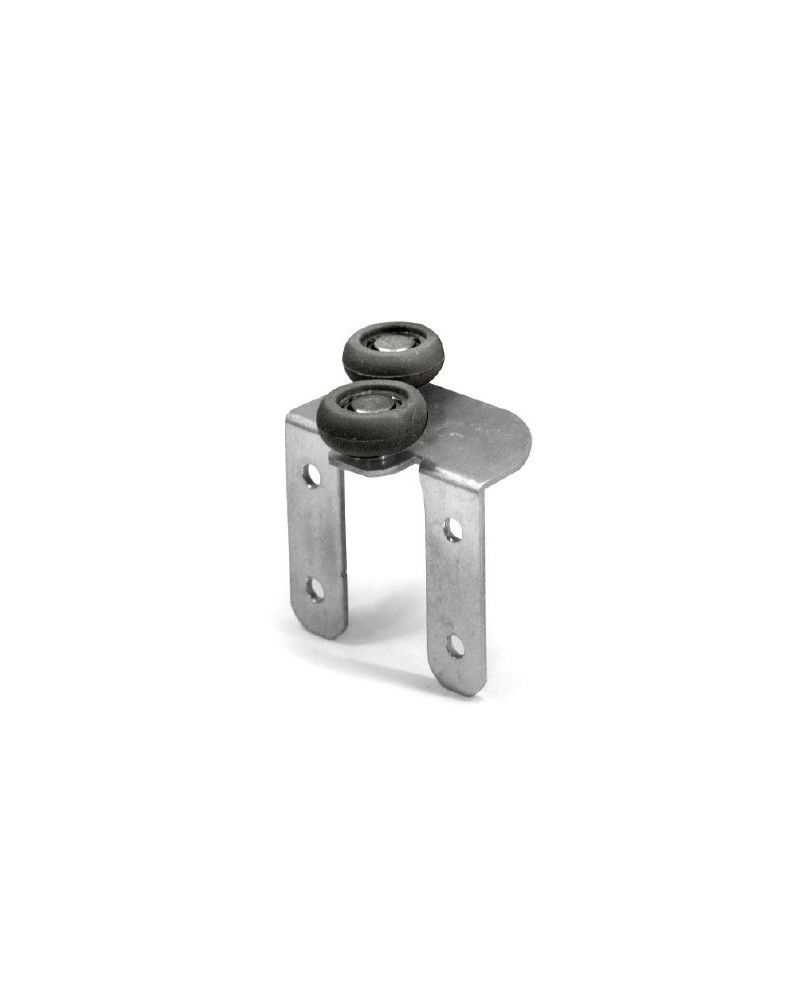 Carro Superior Acero 19 mm para Armario Corredero | Rodamiento Guía Superior