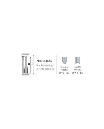 Freno ModulClassic 16 mm 20Kg | Amortiguador Puerta Corredera Izq/Der