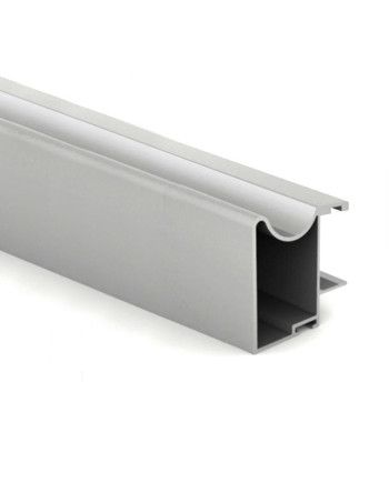 Kit Perfil Tirador Puerta Armario 19 mm Plata Mate 2,60m | Sistema Completo
