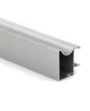 Kit Perfil Tirador Puerta Armario 19 mm Plata Mate 2,60m | Sistema Completo