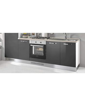 Rejilla Ventilación Zócalo 450 mm Plata mate | Cocina Muebles