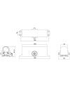 Cierrapuertas CTB76 EN3 con Retenedor Plata Mate | Puertas RF