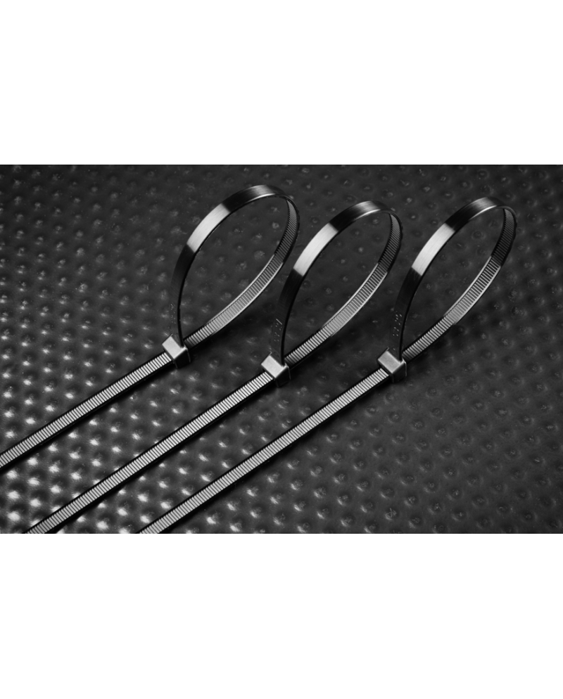 Bridas Negras 4.8x200mm Pack 25 Unidades | Sujeción Cables Profesional