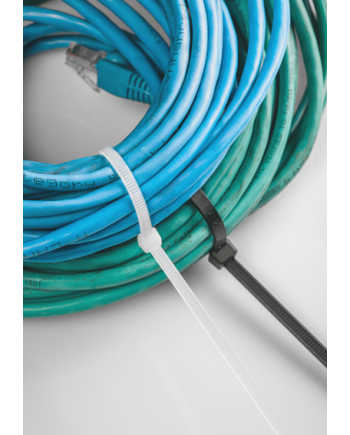 Bridas Negras 4.8x200mm Pack 25 Unidades | Sujeción Cables Profesional