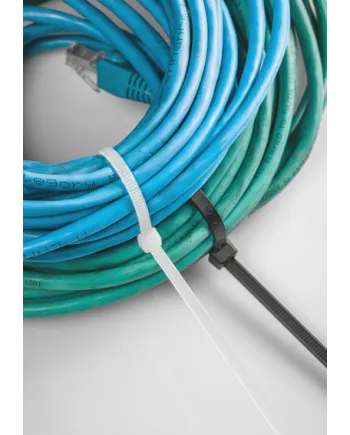 Bridas Negras 4.8x200mm Pack 25 Unidades | Sujeción Cables Profesional