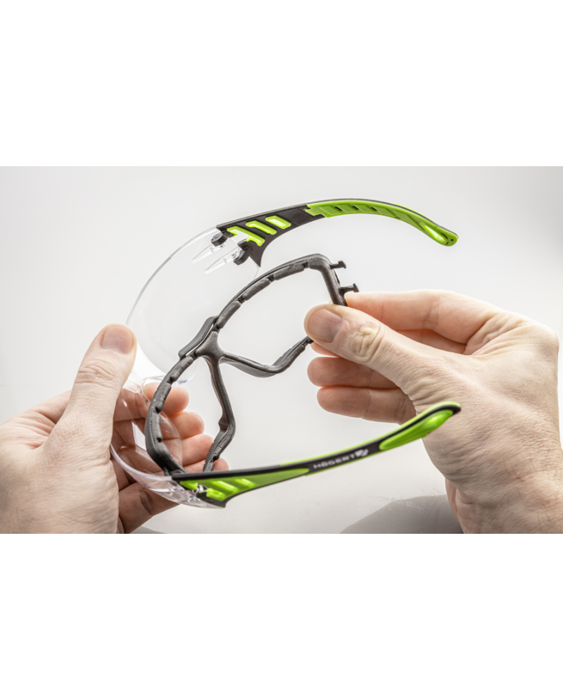 Gafas de Protección LOTZEN Lentes Transparentes/Verdes | EPI Profesional