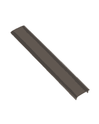 Difusor negro GLAX Mini 3,05m | Máxima Luz para Perfil LED