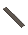 Difusor negro GLAX Mini 3,05m | Máxima Luz para Perfil LED