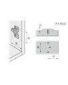 Base DTC Clip-On 3D Tornillo H=0 | Base para Bisagra Regulable