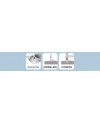 Base DTC Clip-On 3D Tornillo H=0 | Base para Bisagra Regulable