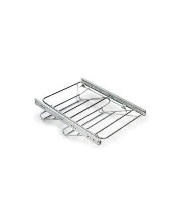 Zapatero Extraíble Cromo Extensible | Guía H35 Armario 40-100 cm