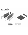 Cajón Metálico AXISPRO 167 mm Soft Close | Guías con Freno + Melamina a Medida