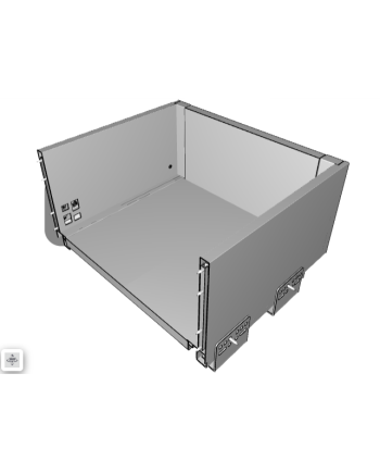 Cajón AXISPRO 199 mm Soft Close | Máxima Capacidad + Fondo y Trasera a Medida