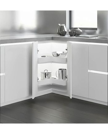 Mecanismo giratorio 270° PRO Grafito y Blanco MOD 80 1 und | Ref. F20390