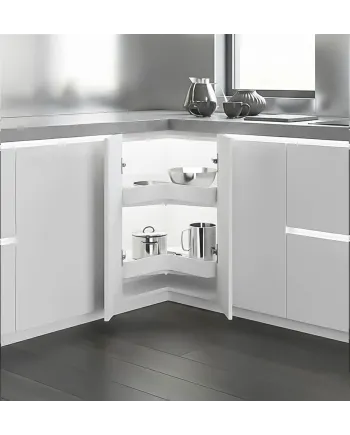 Mecanismo giratorio 270° PRO Grafito y Blanco MOD 80 1 und | Ref. F20390