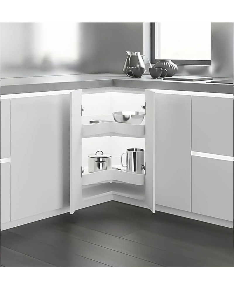 Mecanismo giratorio 270° PRO Grafito y Blanco MOD 80 1 und | Ref. F20390