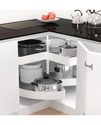 Mecanismo giratorio 270° PRO Grafito y Blanco MOD 80 1 und | Ref. F20390