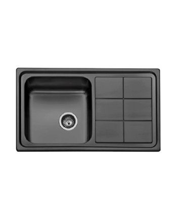 Fregadero MADRID Inox y negro | Bajo Pedido |