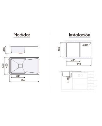 Fregadero NUEVA YORK Inox | Bajo Pedido |
