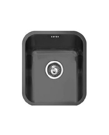 Fregadero ROMA en Inox y negro
