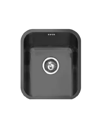 Fregadero ROMA en Inox y negro