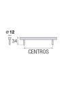 Tirador Acero Inoxidable Macizo | 96-320 mm Cocina y Muebles
