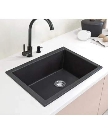 Fregadero VENUS Negro/Gris/Blanco | Ref. F16901-BK-G-W