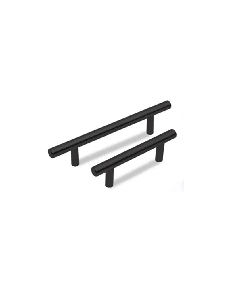 Tirador Negro Cocina | Tirador Barra 96-320 mm para Muebles