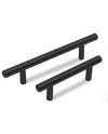Tirador Negro Cocina | Tirador Barra 96-320 mm para Muebles