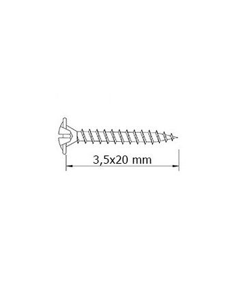 tornillería 3.5x20 tornillos para madera | Precio profesional España
