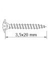 tornillería 3.5x20 tornillos para madera | Precio profesional España