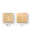 Perfil H 16 mm Madera Roble Natural 1m | Unión de Paneles Profesional