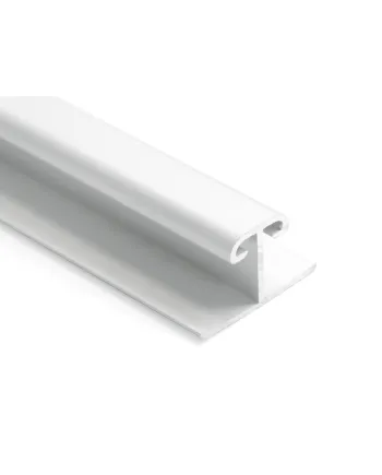 Perfil H 10 mm Blanco Mate RAL 9003 1m | Unión de Paneles Ligera y Profesional
