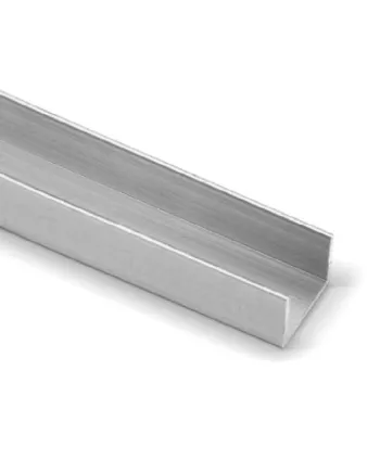 Perfil U 16 mm Plata Mate 1m | Remate y Protección de Cantos Profesional