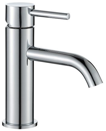 Grifo Monomando Lavabo Serie Bel Air | Cromo y Negro Mate
