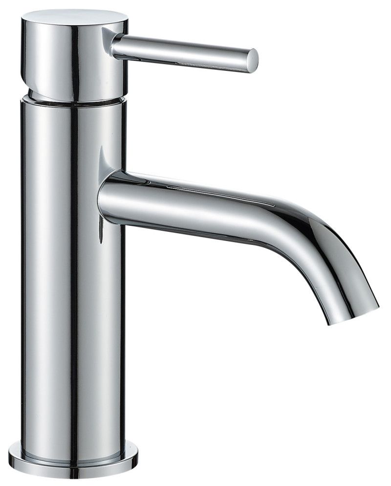 Grifo Monomando Lavabo Serie Bel Air | Cromo y Negro Mate