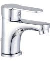 Grifo Monomando Lavabo Lyon | Minimalista Cromo Brillante