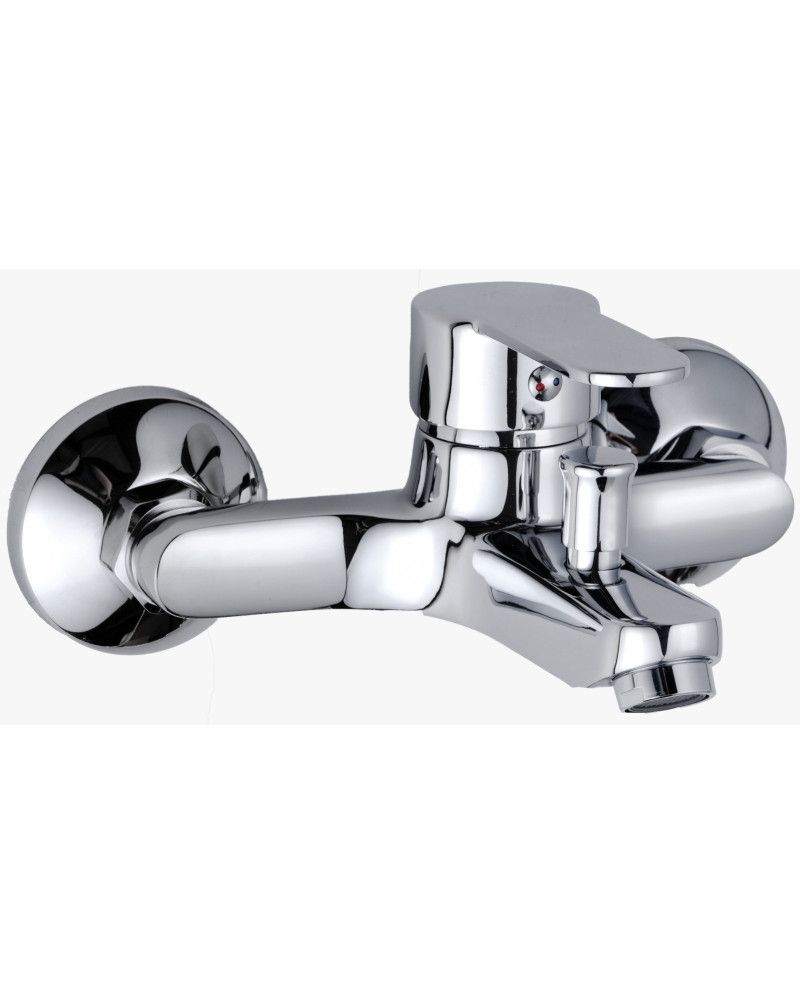 Grifo Bañera-Ducha Lyon | Monomando Cromo Brillante