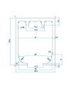 Guía para mueble o puerta | Precio online