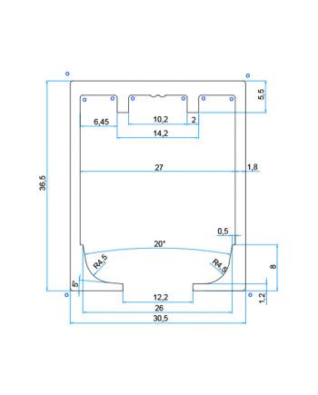 Guía para mueble o puerta | Precio online