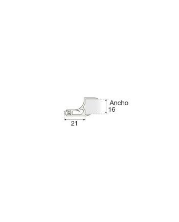 Perfil Gola Horizontal Tipo S 3,95 m | Sistema Chef Cocina