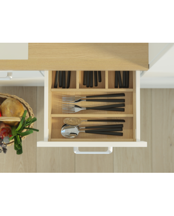 Cajón Metálico AXISPRO 116 mm Soft Close | Guías con Freno + Melamina a Medida
