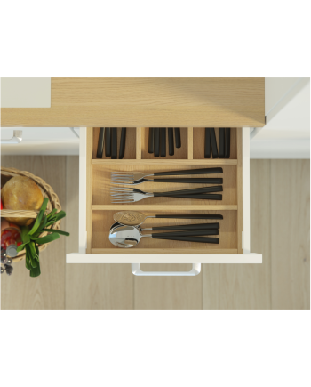 Kit Cajón Metálico AXISPRO PUSH 84 mm | Guías Ocultas + Melamina a Medida