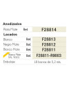 Kit Perfil Tirador Puerta Armario 19 mm Plata Mate 2,60m Modelo C 28814