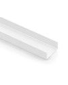 Kit Perfil Tirador Puerta Armario 19 mm Blanco Mate RAL 9003 2,60m | Sistema Completo