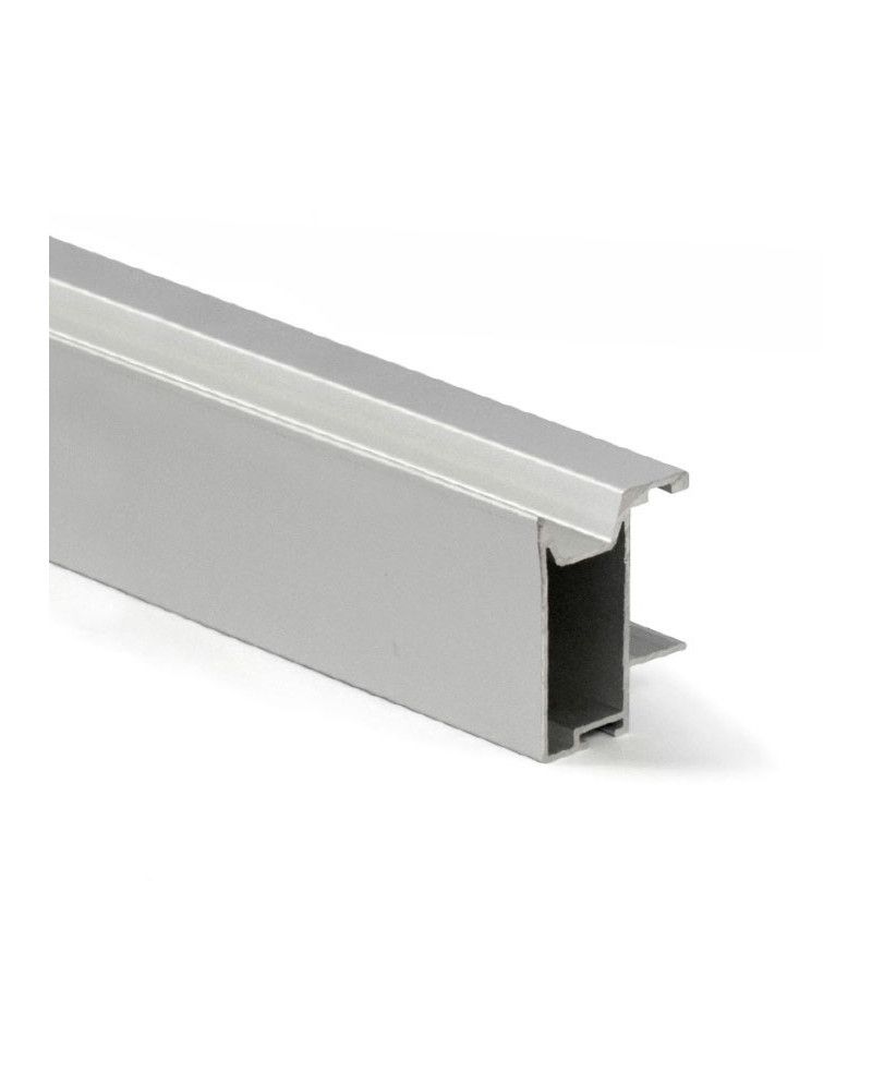 Kit Perfil Tirador Puerta Armario 19 mm Blanco Mate RAL 9003 2,60m Modelo F28811-R