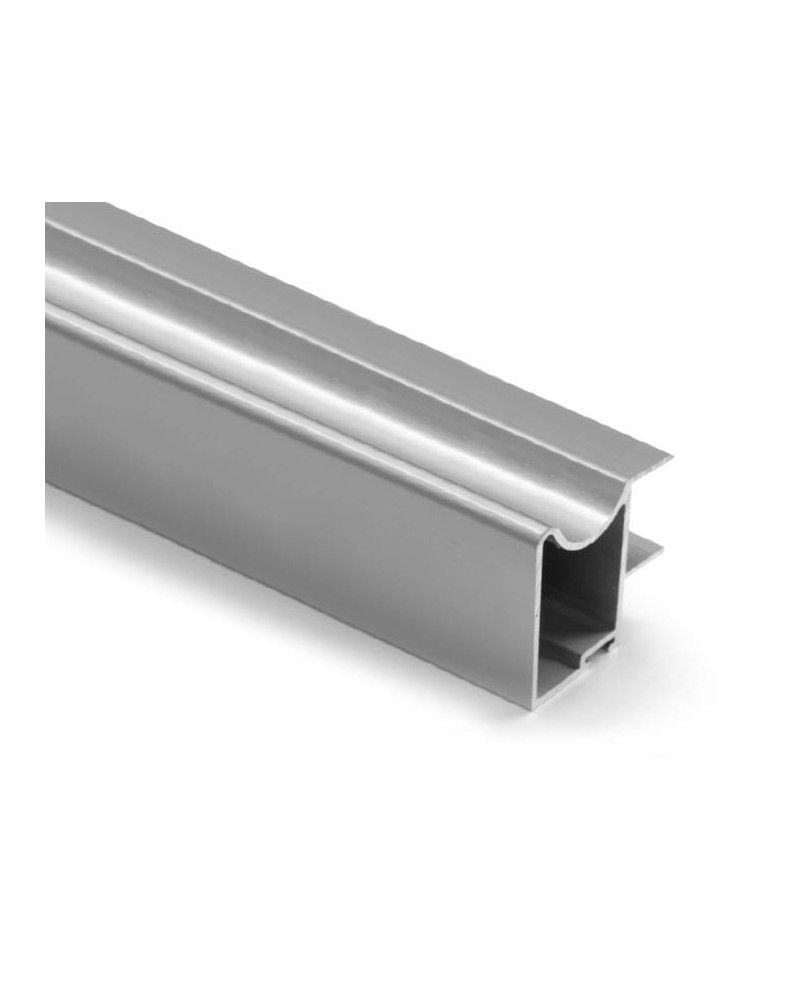 Kit Perfil Tirador Puerta Armario 16 mm Blanco Mate RAL 9003 2,60m Modelo R 27003-R